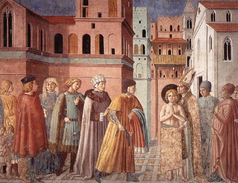 GOZZOLI, Benozzo Scenes from the Life of St Francis (Scene 3, south wall) sdg China oil painting art